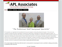 Tablet Screenshot of aplassociates.com